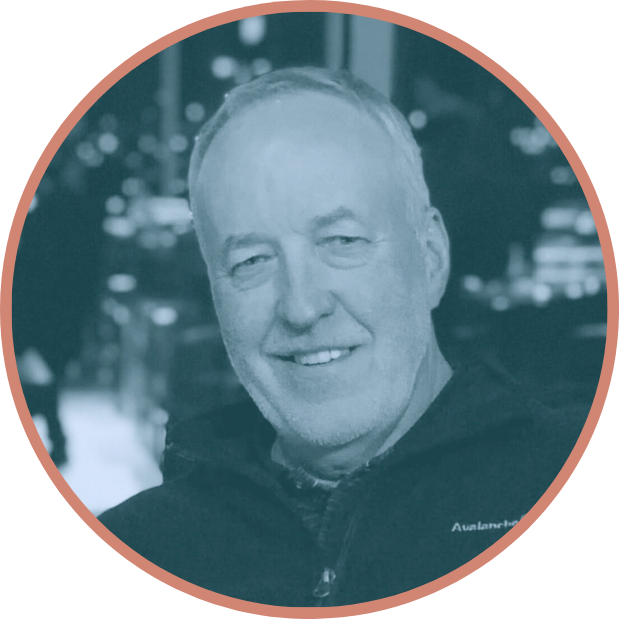 Dr. James Torkildson wearing a headset and Life Surge cap